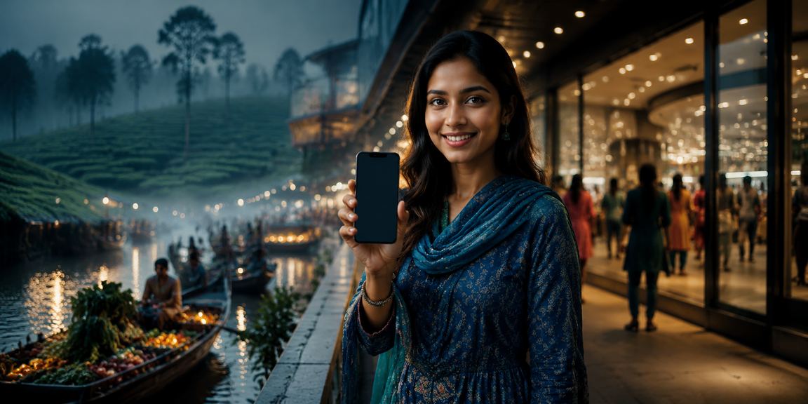 বরিশালের চা বাগানে মোবাইলে ডিপোজিট সম্পন্ন করছেন ব্যবহারকারী