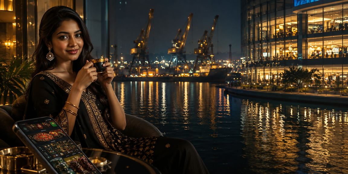 খুলনায় মোবাইলে ক্যাসিনো গেম খেলার দৃশ্য