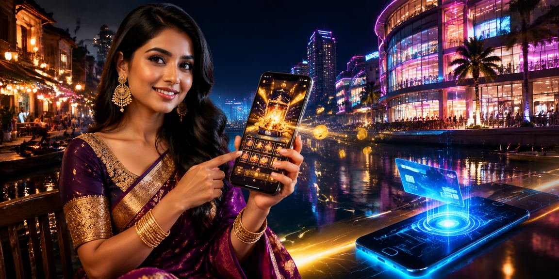 নারায়ণগঞ্জে নিয়ন আলোয় মোবাইলে লাইভ বেটিং করছেন একজন
